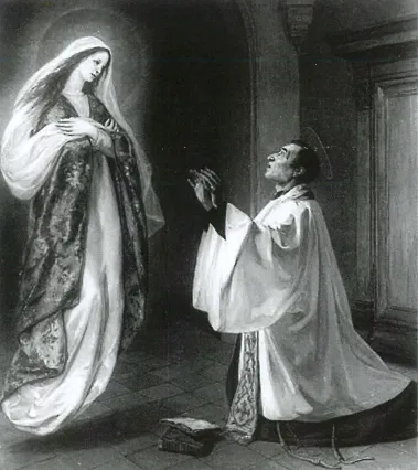 It was in the plan of God that the treasury of devotion writ- ten by Saint Louis Marie would be hidden for many years.