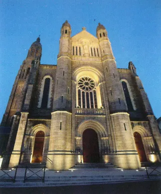 The Basilica of St. Laurent-sur-Sevres in France dedicated to Saint Louis Marie Grignon de Montfort