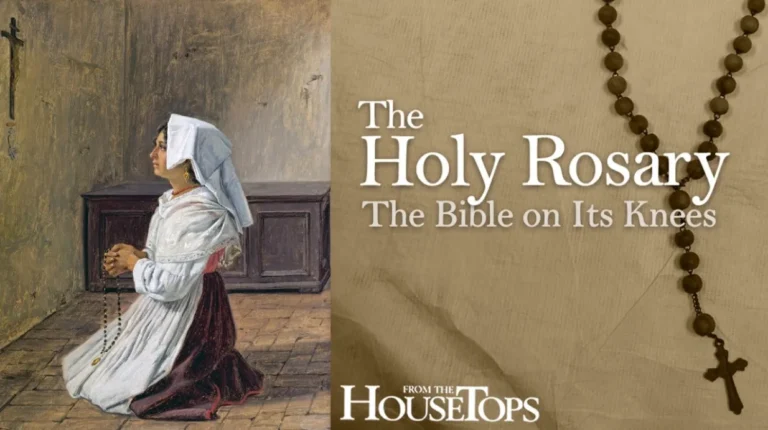 The Holy Rosary- The Bible on Its Knees